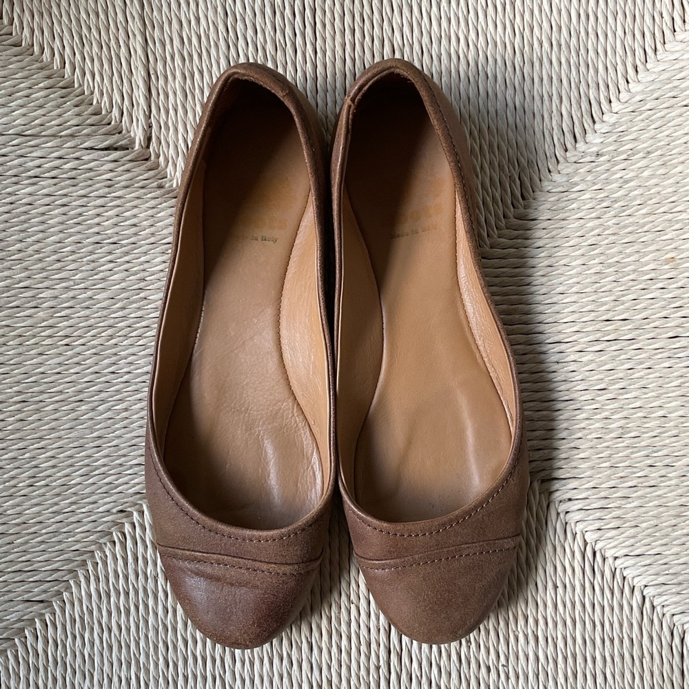 Roots Leather Ballet Flats 7.5